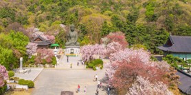 태조산왕건길과 청동대좌불