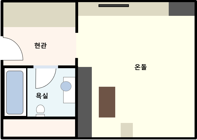 한실일반(ONDOL) 평면도